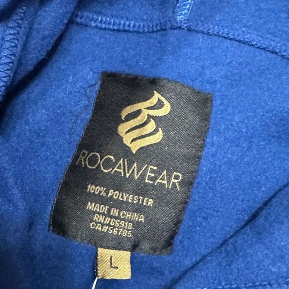 Rocawear Blue hoodie, streetwear style hoodie Large - Picture 3 of 5
